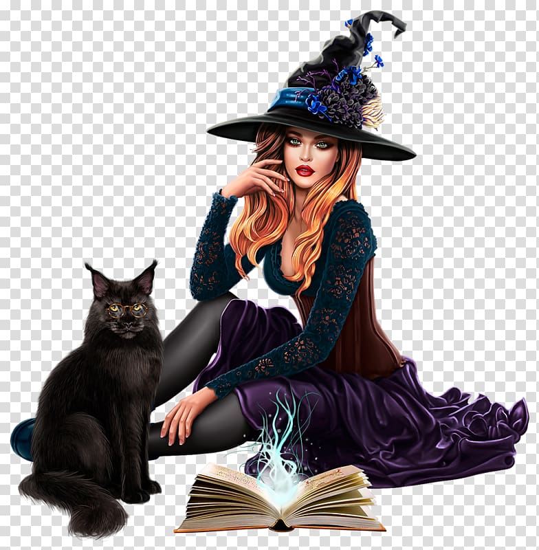 Witchcraft Halloween , dessin fete foraine transparent background PNG clipart
