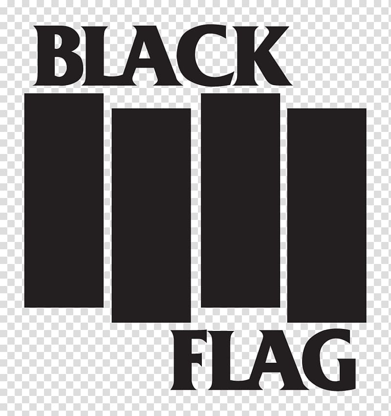 Logo Black Flag Minor Threat Punk rock Wallow in Despair, design transparent background PNG clipart