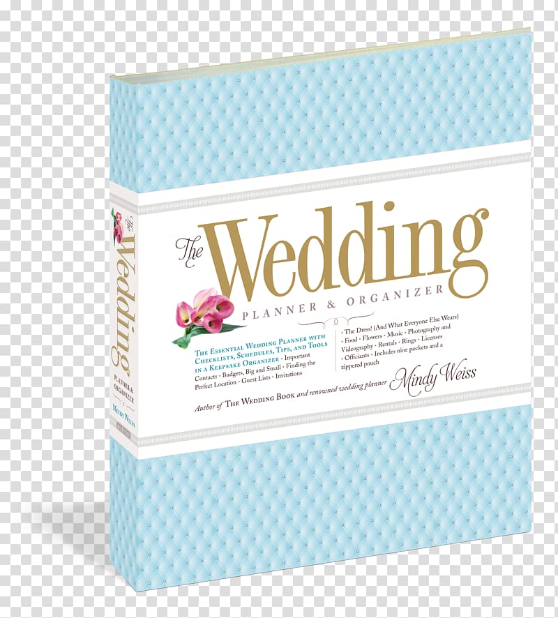 The Wedding Planner & Organizer The Wedding Book: The Big Book for Your Big Day How to Have a Successful Bridal Shower a to Z, wedding transparent background PNG clipart