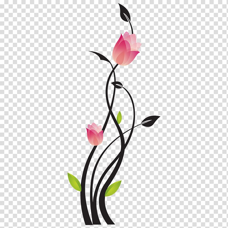 Art .se Floral design Flower, pink brushes transparent background PNG clipart