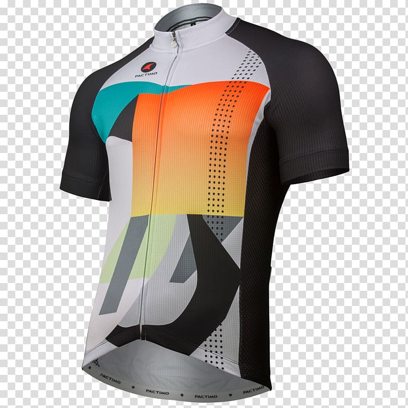 Cycling jersey T-shirt Shorts, T-shirt transparent background PNG clipart