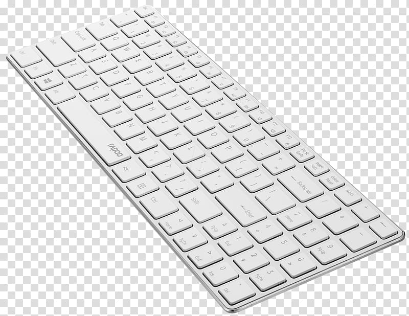 Computer keyboard Dell Laptop Vinyl composition tile, black and white keyboard transparent background PNG clipart