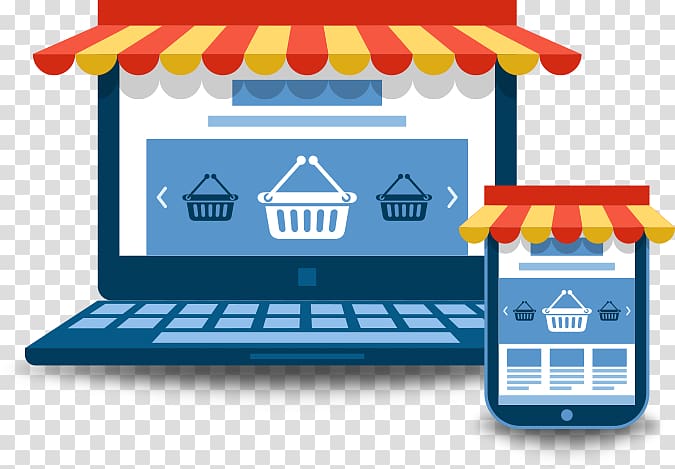 Online shopping E-commerce Retail Website development, happy call center rep transparent background PNG clipart