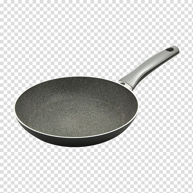 Frying pan Kitchen Cookware Bialetti Silver Titanium Nonstick Cooking Ranges, frying pan transparent background PNG clipart