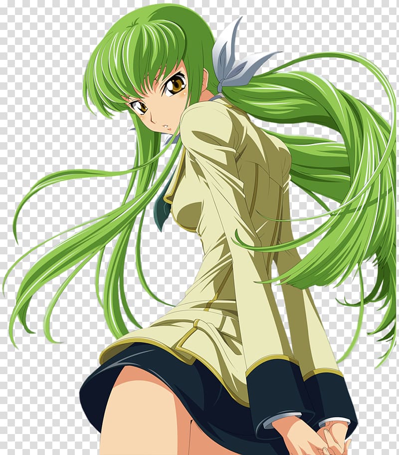 C.C. Lelouch Lamperouge Suzaku Kururugi Kallen Stadtfeld Euphemia Li Britannia, green english transparent background PNG clipart