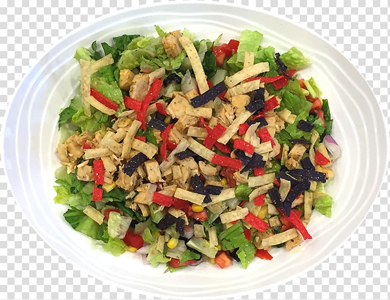 Israeli salad Vegetarian cuisine Chipotle Fattoush Food, signature salad transparent background PNG clipart