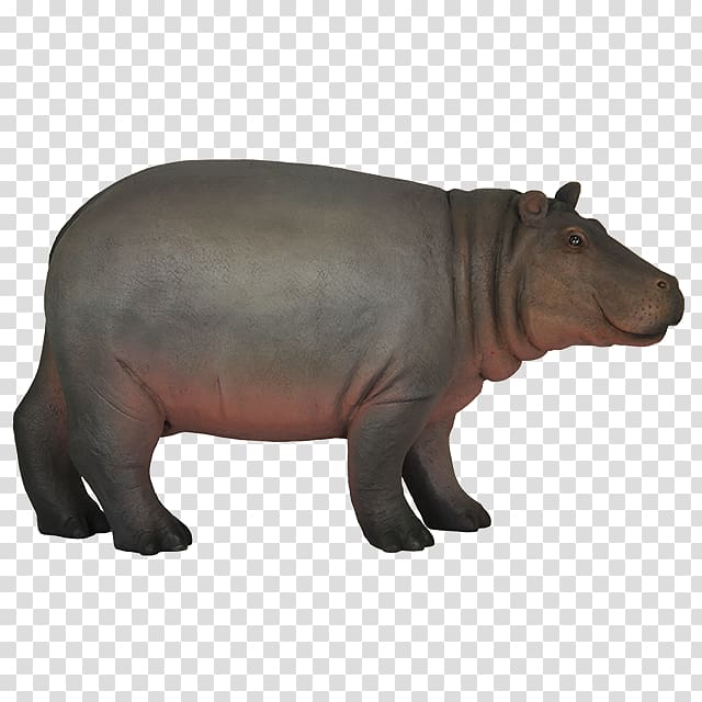 Hippopotamus Rhinoceros Statue Design Toscano Animal, others transparent background PNG clipart