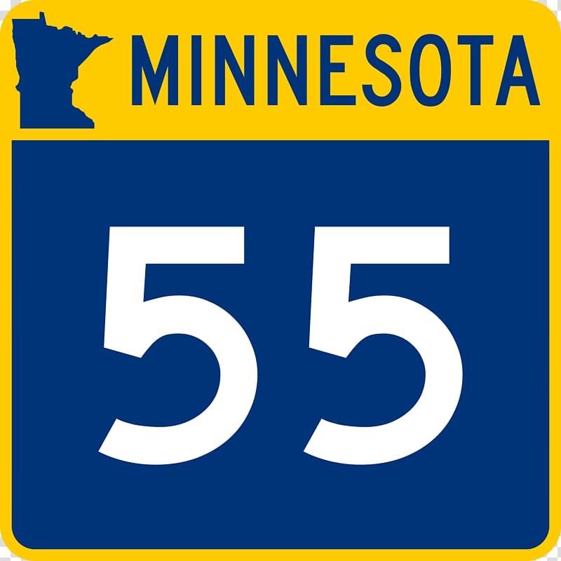Minnesota State Highway 55 Road Central, Minnesota California State Route 73, number one transparent background PNG clipart