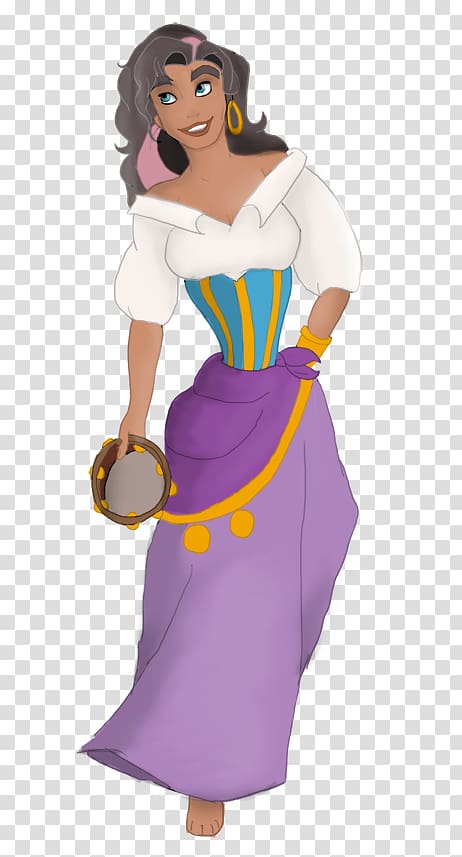 Esméralda The Hunchback of Notre Dame The Walt Disney Company Female Character, Disney Princess transparent background PNG clipart