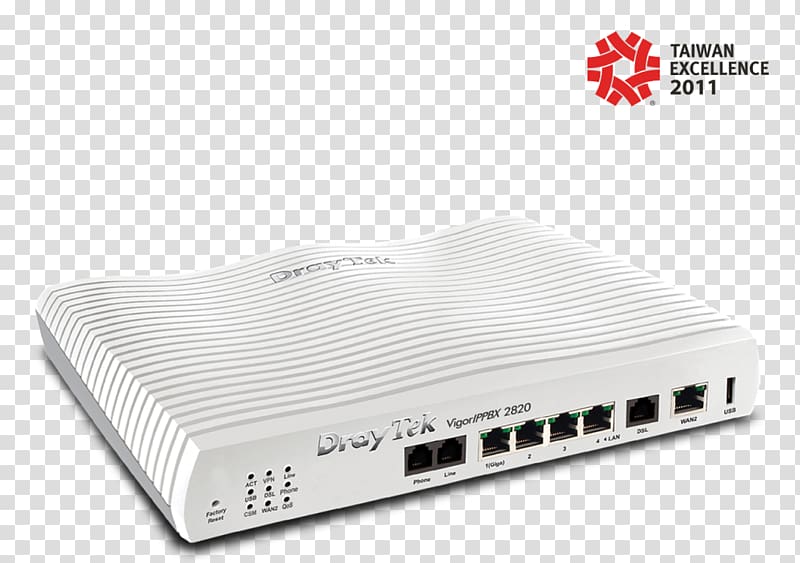 DrayTek Router VDSL DSL modem Computer network, draytek transparent background PNG clipart