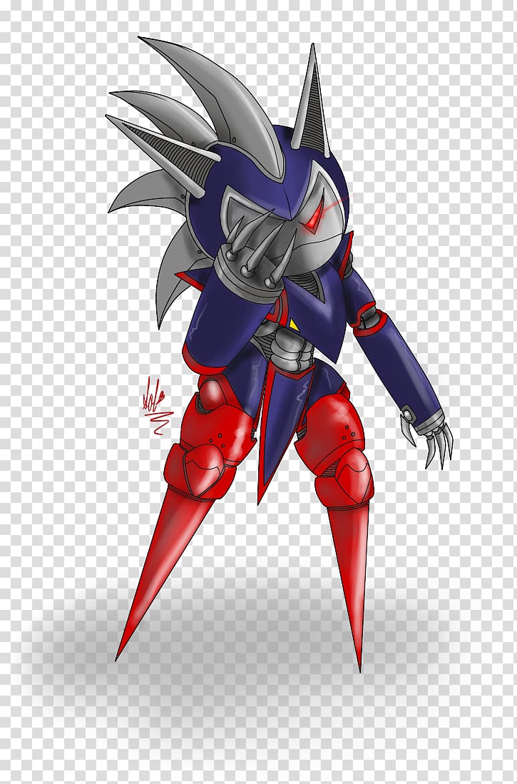 Metal Sonic Sonic X-treme Sonic the Hedgehog Sonic Riders Art, Metal Scrap transparent background PNG clipart