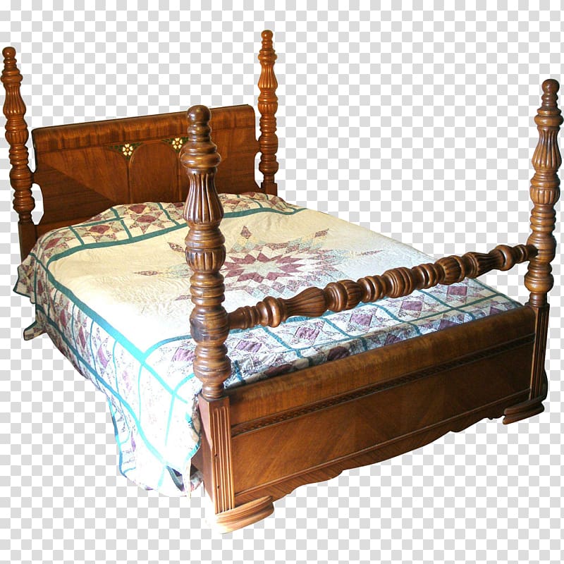 Bed frame Wood carving Bedroom Furniture Sets, wood transparent background PNG clipart