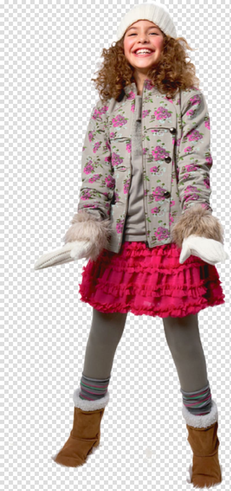Fur clothing Outerwear Child model, enfant transparent background PNG clipart