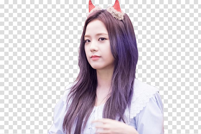 Jisoo BLACKPINK Korean idol K-pop Long hair, Jisoo transparent background PNG clipart