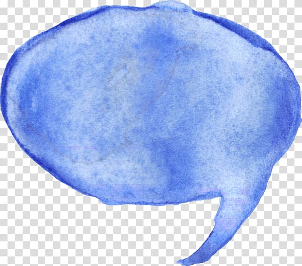 Speech balloon Watercolor painting, SPEECH BUBBLE transparent background PNG clipart