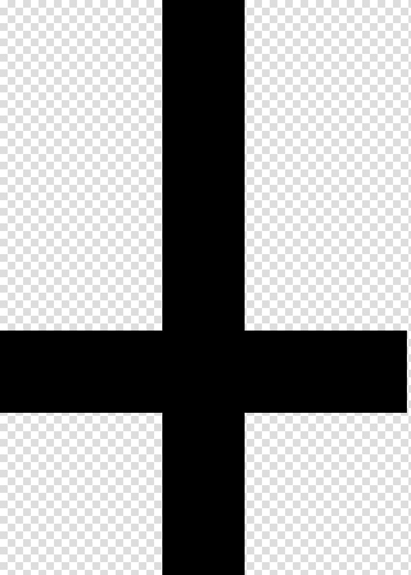 Cross of Saint Peter Christian cross variants Symbol Christianity, christian cross transparent background PNG clipart