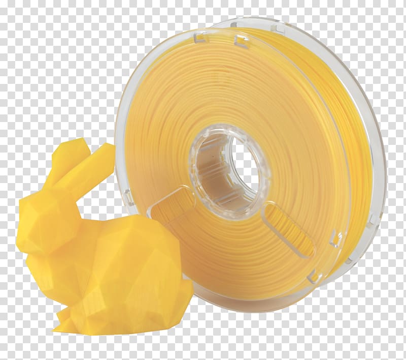 3D printing filament Polylactic acid Material, PLA transparent background PNG clipart