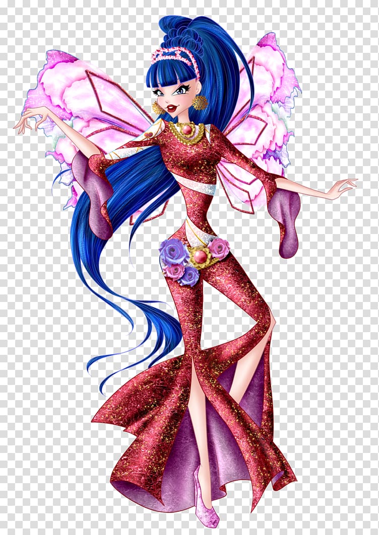 Musa Bloom Roxy Winx Club: Believix in You Aisha, wings transparent background PNG clipart