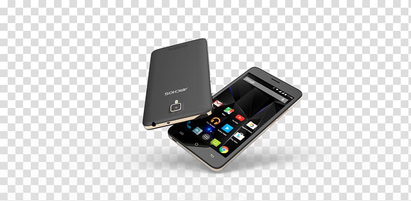 Smartphone Feature phone Mobile World Congress ARCHOS 50D Oxygen Black/Gold Mobile Phone, smartphone transparent background PNG clipart