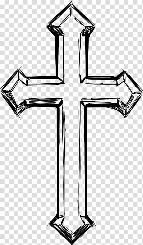 Drawing Praying Hands Art Coloring book, christian cross transparent background PNG clipart