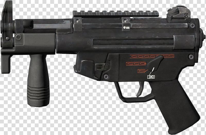 Heckler & Koch MP5 Weapon Firearm 40 mm grenade Submachine gun, weapon transparent background PNG clipart