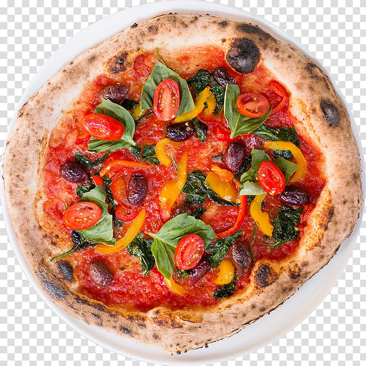 Sicilian pizza Italian cuisine Neapolitan pizza California-style pizza, tomato pizza transparent background PNG clipart