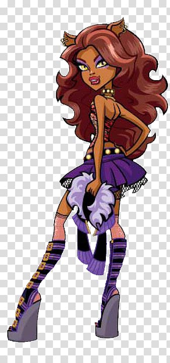 Monster High Clawdeen Wolf Doll Frankenstein Frankie Stein, doll transparent background PNG clipart