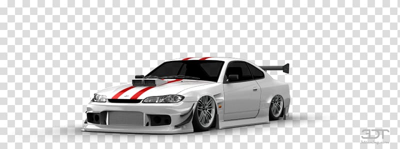 Bumper Auto racing Compact car Mitsubishi Motors, Nissan Silvia transparent background PNG clipart