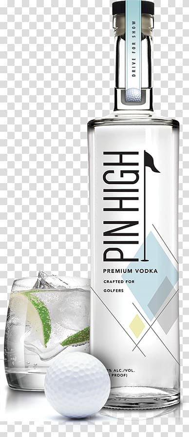 Liqueur Vodka Distilled beverage Golf Glass bottle, vodka transparent background PNG clipart