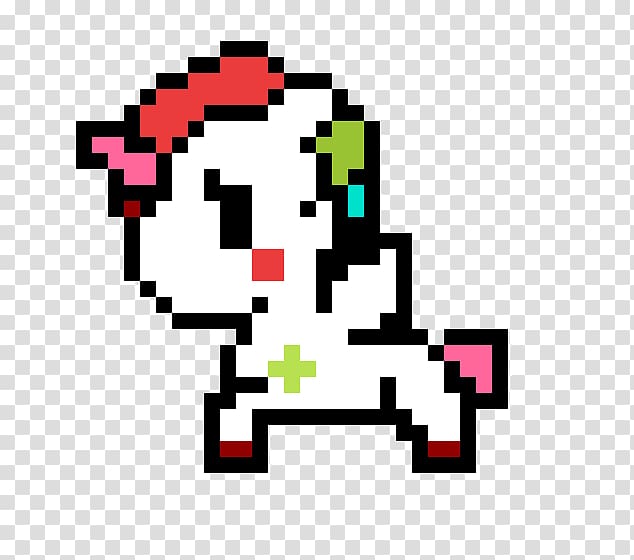 Pixel art Unicorn Drawing Minecraft, unicorn transparent background PNG clipart