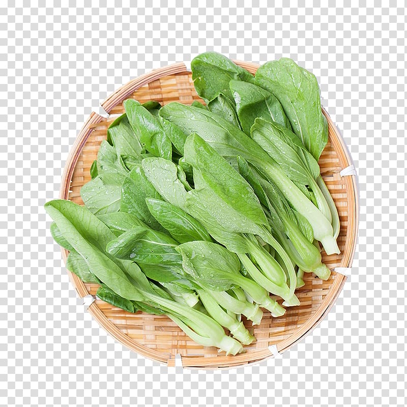 Spinach Vegetable Condiment Food Cook, Bamboo basket of vegetables transparent background PNG clipart