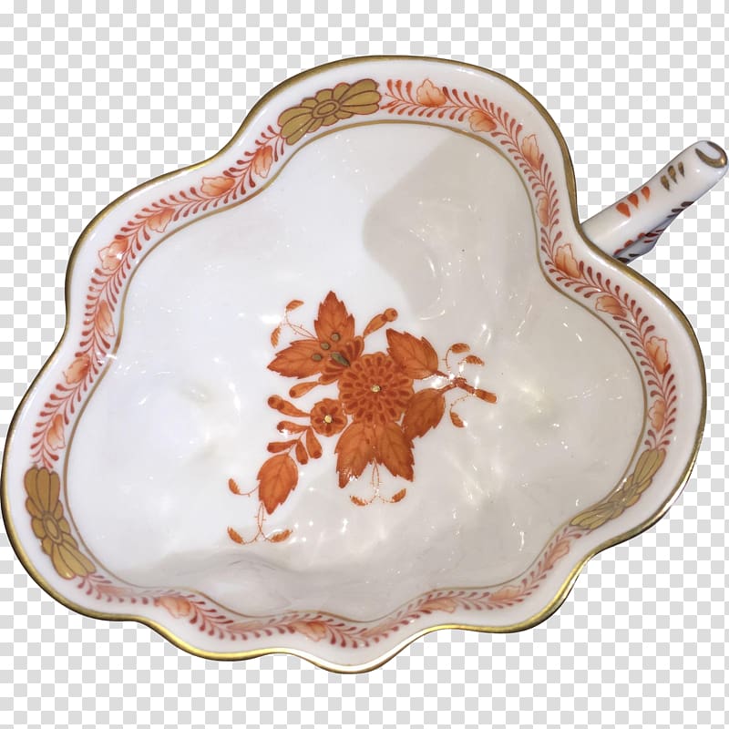 Tableware Plate Saucer Porcelain Ceramic, leaves hand-painted transparent background PNG clipart