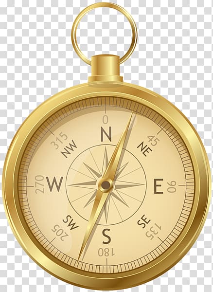 Compass , golden compass transparent background PNG clipart