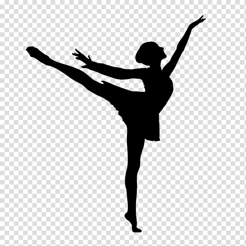 ballerina dancing illustration, Silhouette Ballet Dance, Ballet Girl transparent background PNG clipart