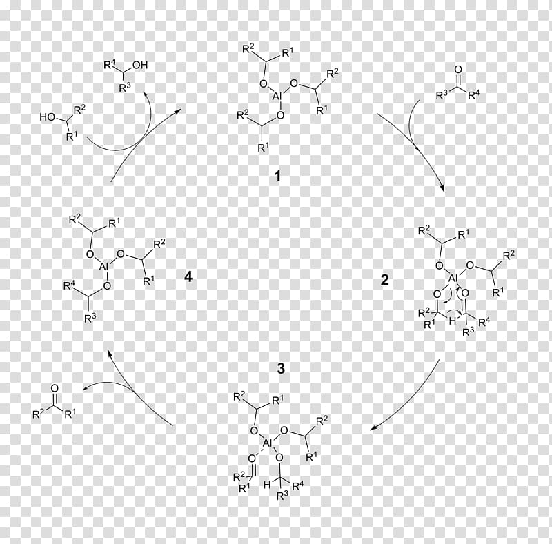 Meerwein–Ponndorf–Verley reduction Alkoxide Aldehyde Organic chemistry, others transparent background PNG clipart