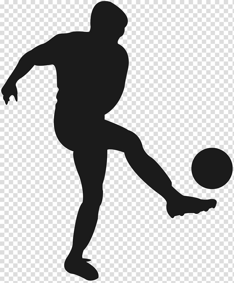 Football player Sport Silhouette, football transparent background PNG ...
