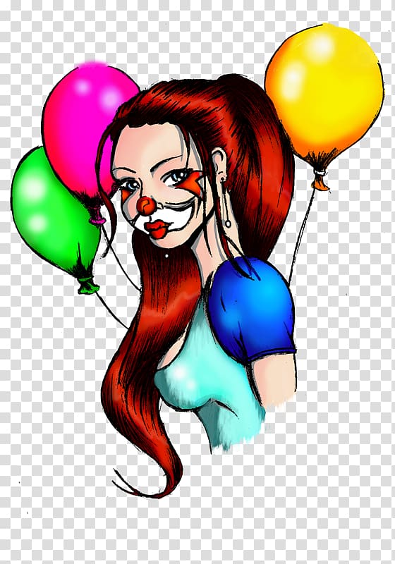Balloon Character Clown , Ug transparent background PNG clipart