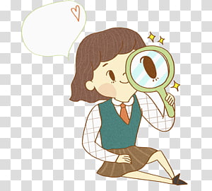 Observation Euclidean Icon, Watch girl transparent background PNG clipart thumbnail