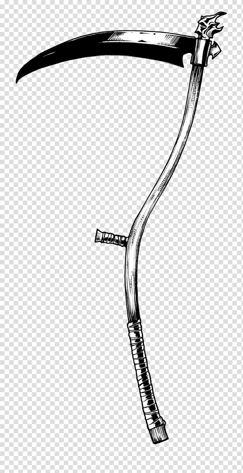 Death Spirit Albarn Scythe Weapon Reaper, weapon transparent background PNG clipart