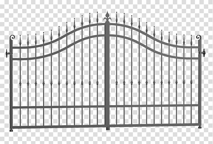 Gate Fence Wrought iron Garden Cancela, gate transparent background PNG clipart