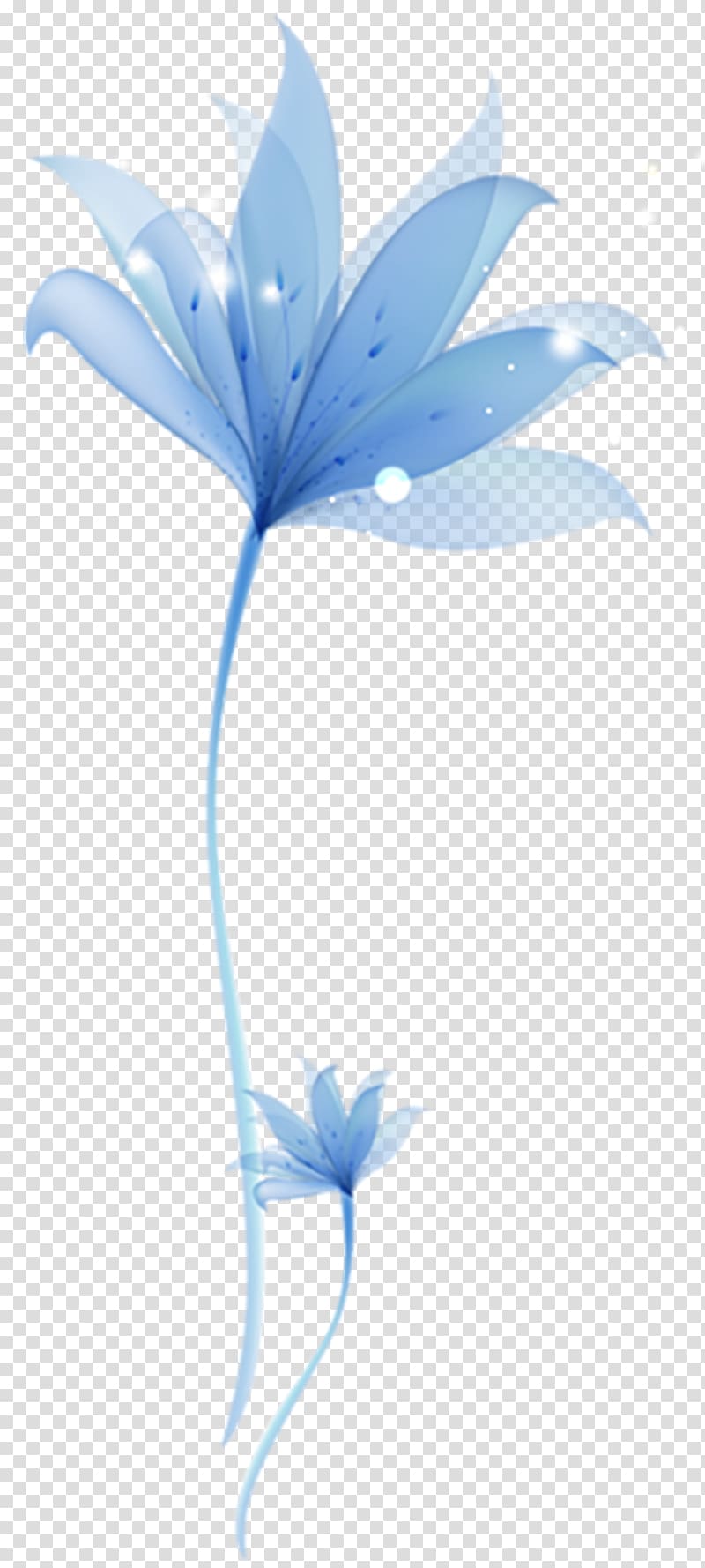 blue petaled flower , Flower Blue Art Purple , flower watercolour transparent background PNG clipart