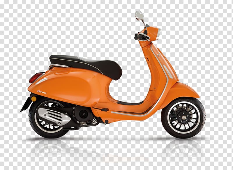 Scooter Piaggio Vespa Sprint Motorcycle, Vespa Scooter transparent background PNG clipart