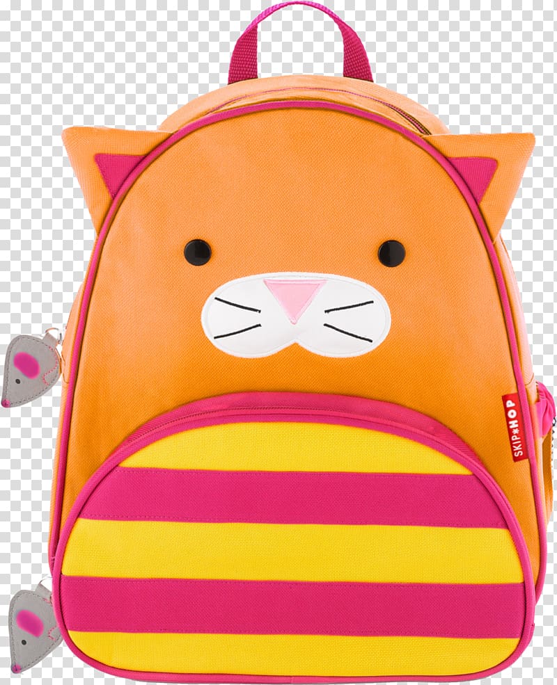 Skip Hop Zoo Little Kid Backpack Skip Hop Forget Me Not Backpack & Lunch Bag Set Pink cat, skip hop transparent background PNG clipart