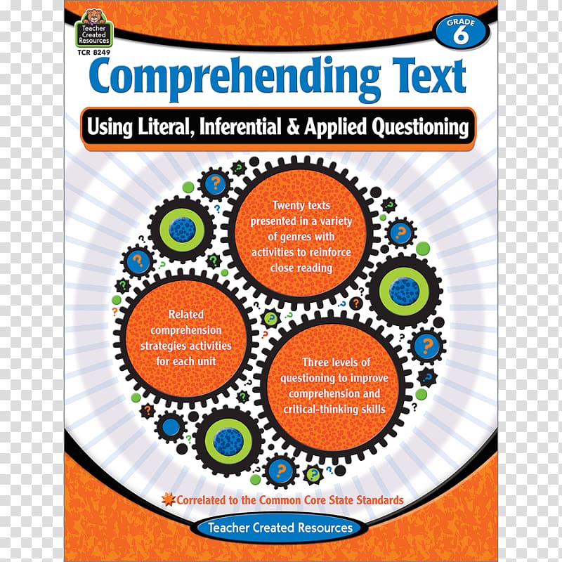 Comprehending Text Using Literal, Inferential & Applied Questioning, Grade 6 Comprehending Text Using Literal, Inferential & Applied Questioning, Grade 5 Fifth grade Reading comprehension Inference, student transparent background PNG clipart