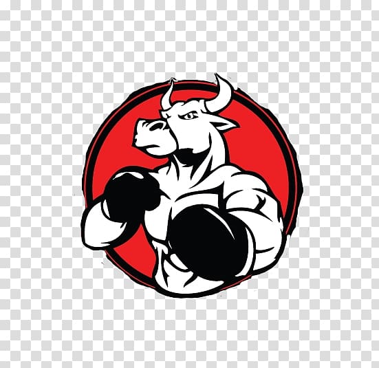 Bulls Fight Academy Kickboxing , BULL FIGHTING transparent background PNG clipart