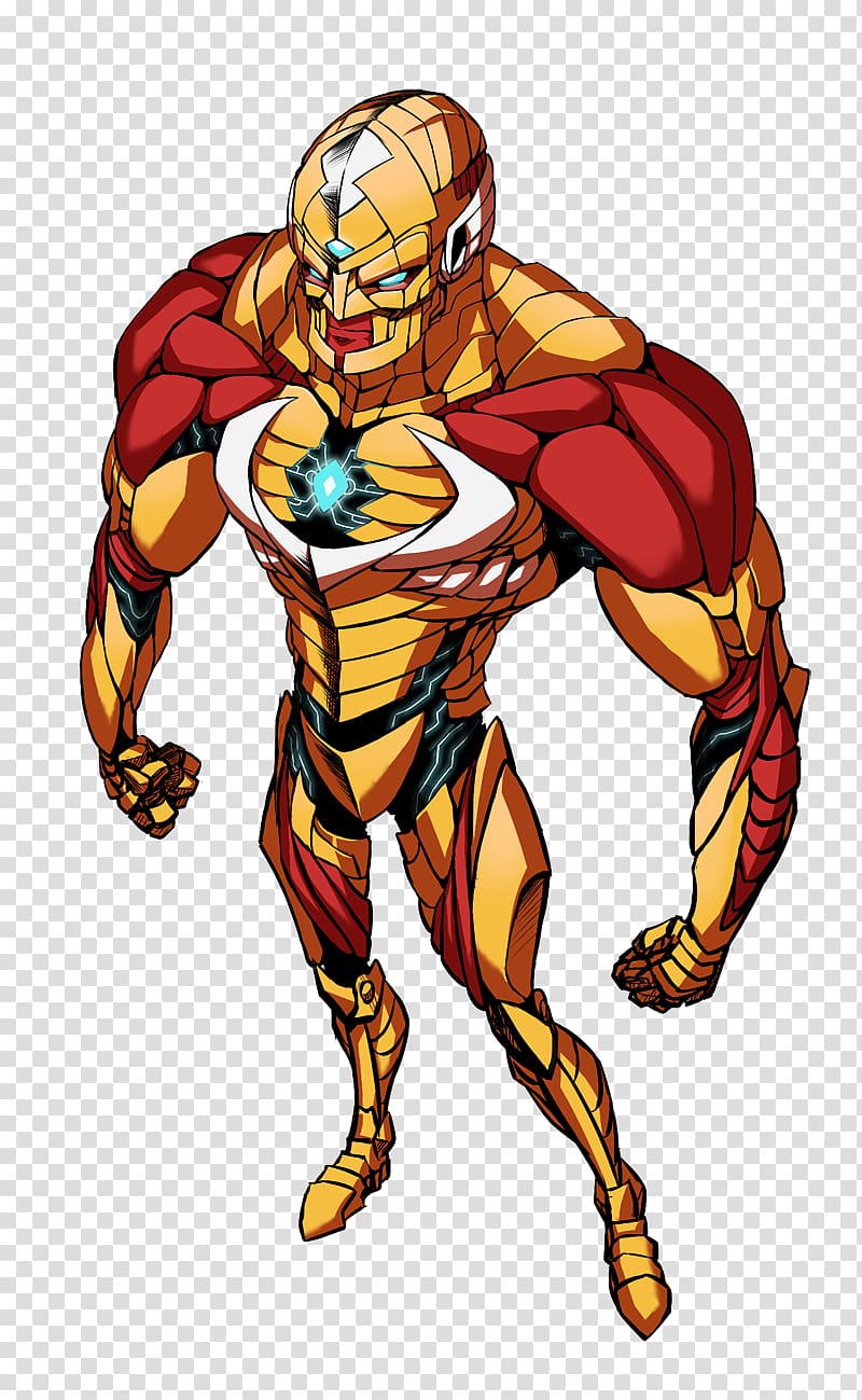 Superhero Fiction Cartoon Muscle, supercomputer drawing transparent background PNG clipart