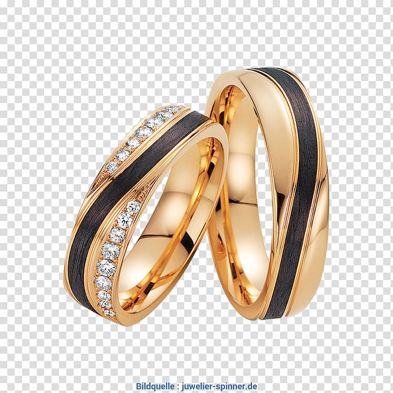 Fischer rings, J. Fischer & Sohn KG Wedding ring Gold Jewellery, ring transparent background PNG clipart