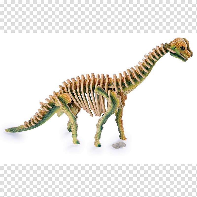 Brachiosaurus Jigsaw Puzzles Dinosaur 3D-Puzzle, dinosaur transparent background PNG clipart