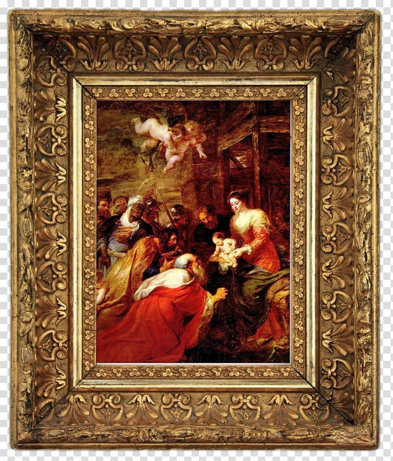 Adoration of the Magi The Descent from the Cross Oil painting Art, painting transparent background PNG clipart