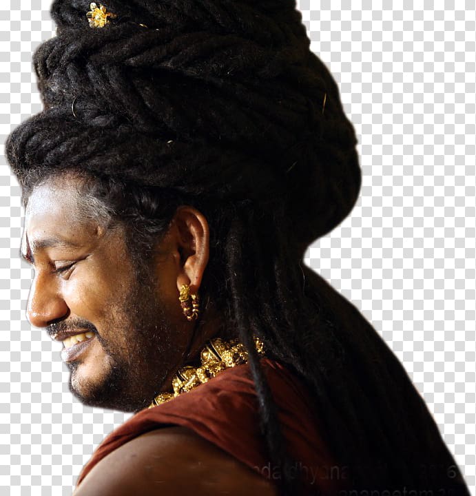 Dreadlocks Afro, Paramahamsa transparent background PNG clipart